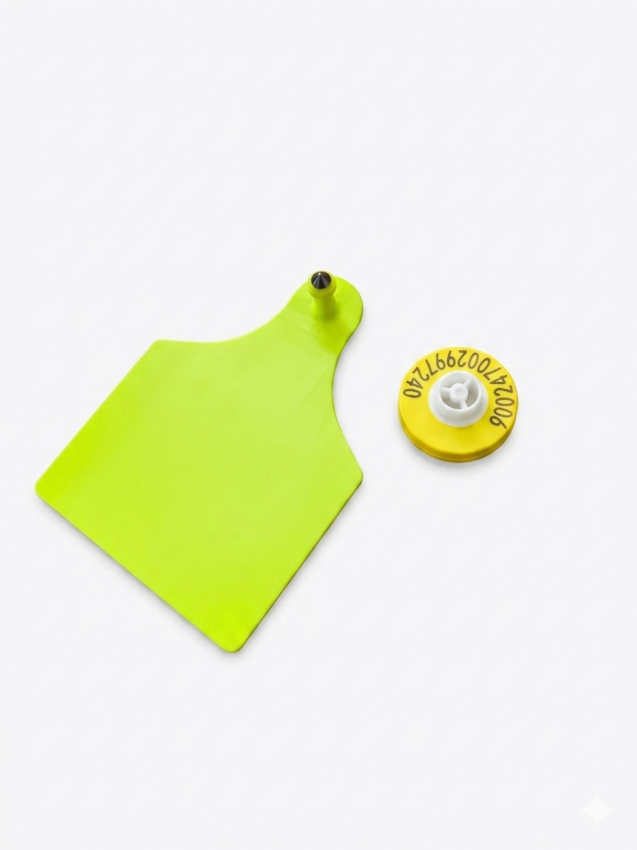 RFID Button Ear Tags with Large M4 (Printed) - 100 per pack – Motsumi Darts